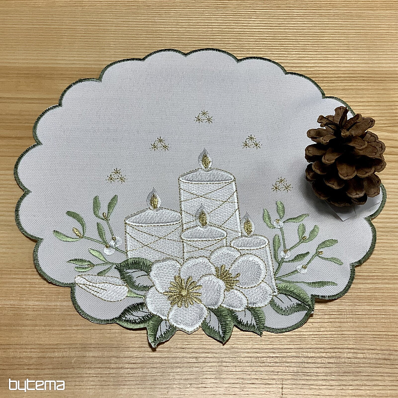 Set de table BOUGIES BLANCHES