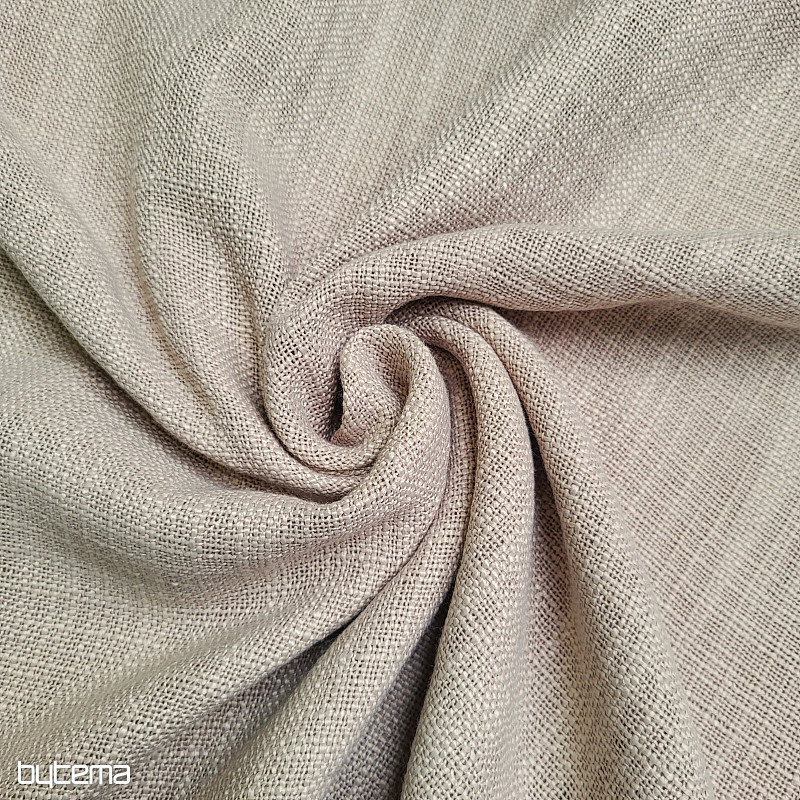 Tissu décoratif luxueux PERLA gris clair