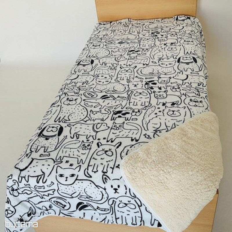 Couverture Mouton IMPRIMÉ - ANIMAUX
