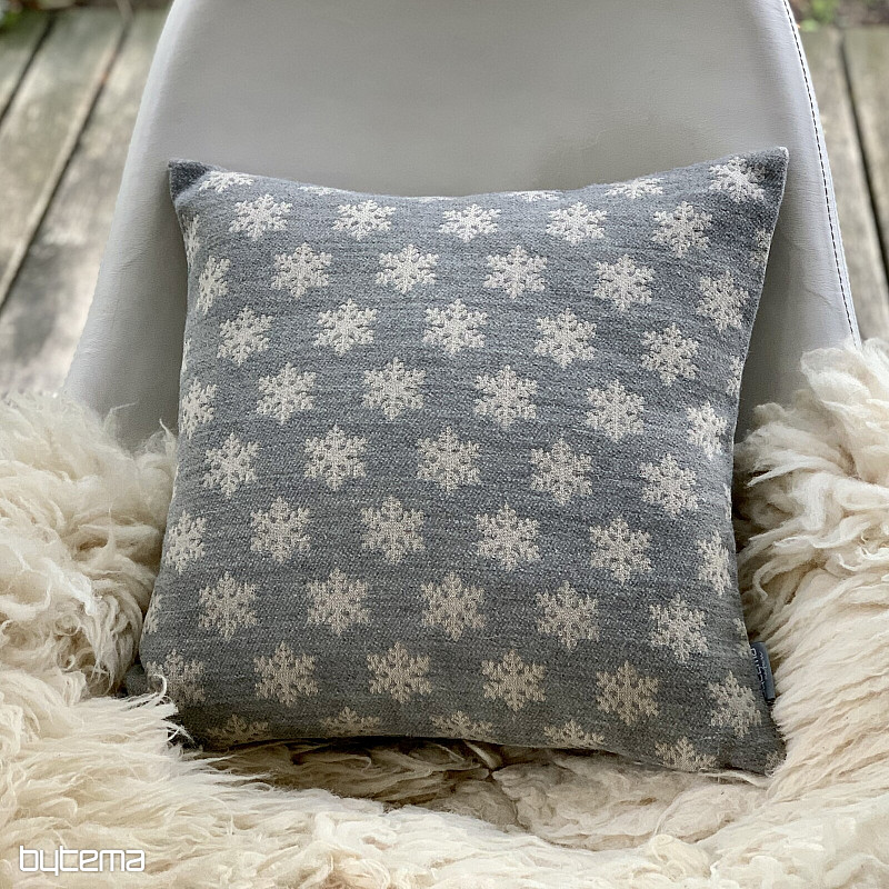 Housse décorative luxueuse FLAKES GREY A