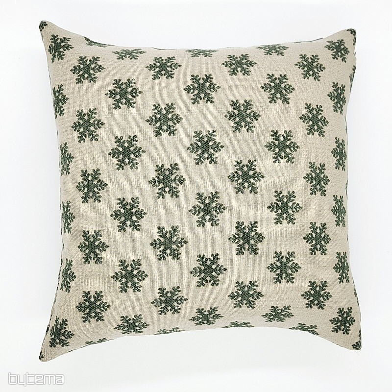 Housse décorative luxueuse FLAKES GREEN B
