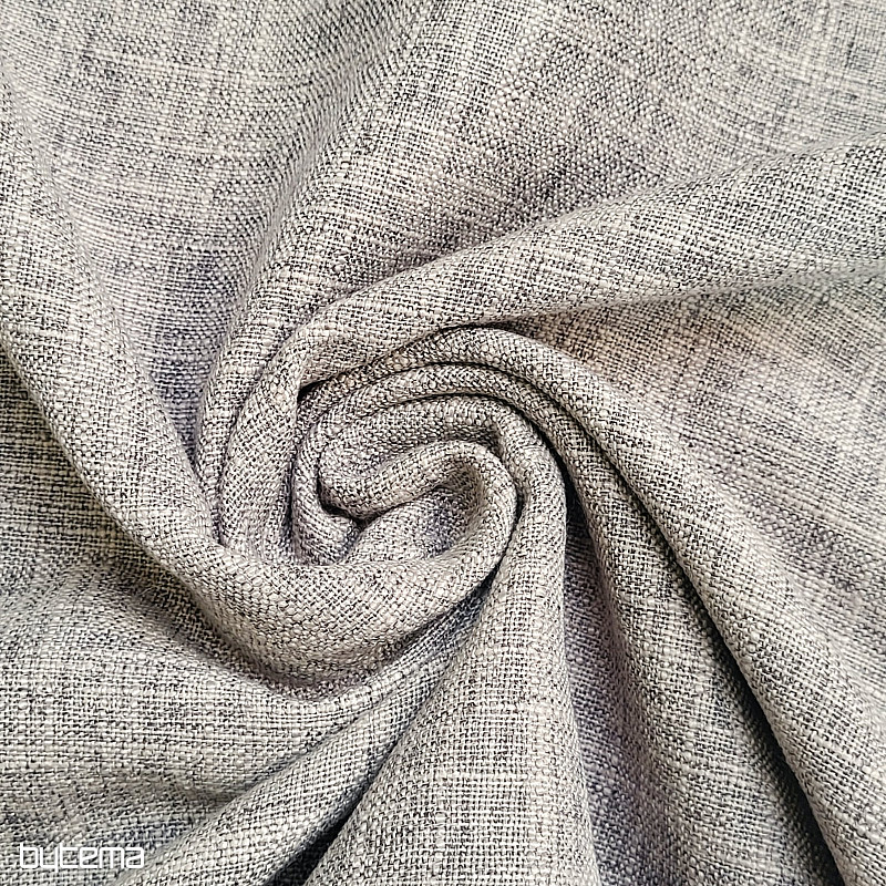 Tissu décoratif design de luxe GERSTER 77050/840 GRIS CLAIR