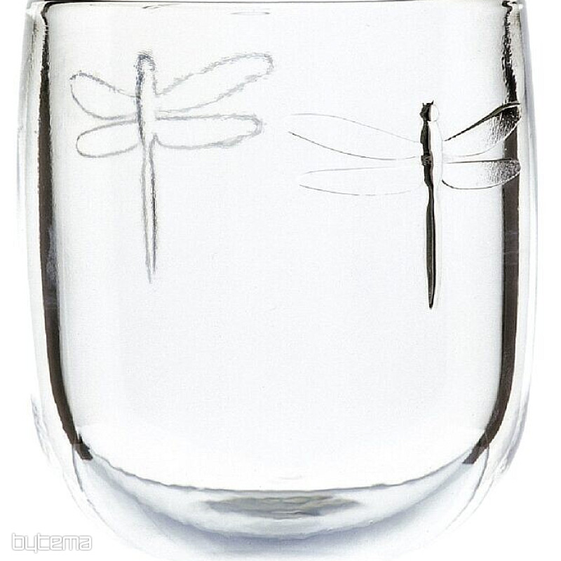 VERRE LIBELLULE