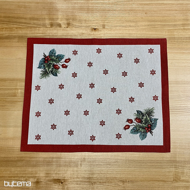 Set de table de Noël BOUGIE DE NOËL