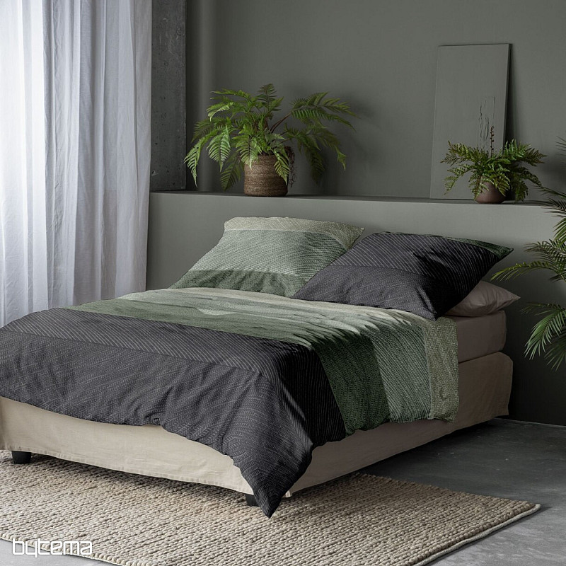 Parure de lit en flanelle de luxe IRISETTE KOALA 8430-30 VERT