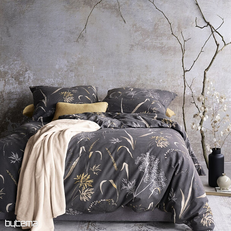 Parure de lit en flanelle de luxe IRISETTE KOALA 8425-11 GRIS