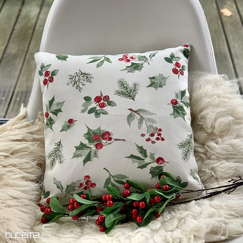 Housse décorative de Noël HOLLY GREEN