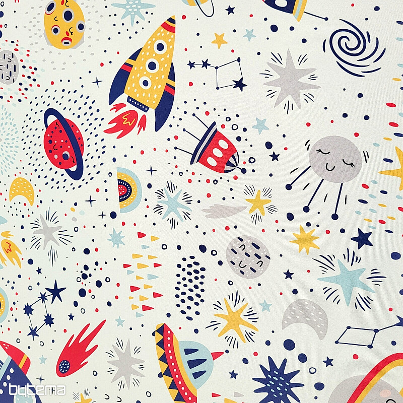 Tissu décoratif BLACK OUT SPACE