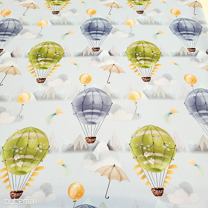 Tissu décoratif BLACK OUT FLYING BALLOON