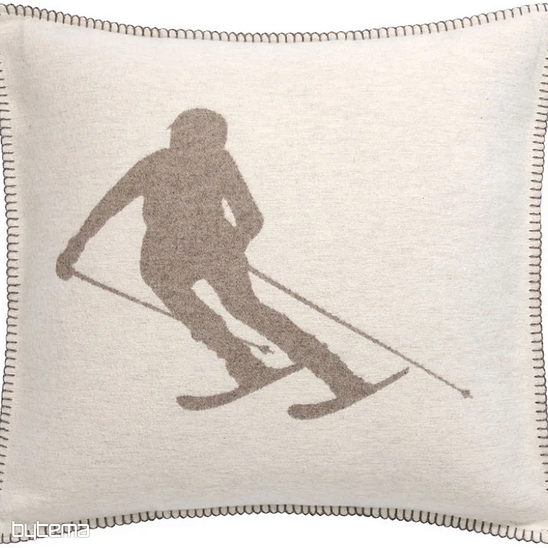 Housse décorative DF LUCA SKIER BEIGE