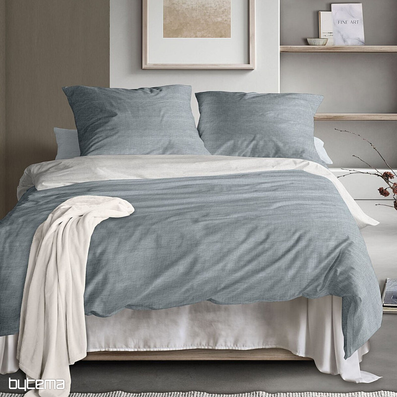 Satin de coton de luxe IRISETTE WAVE 8557-20 BLEU