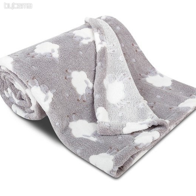 Couverture enfant MOUTON gris