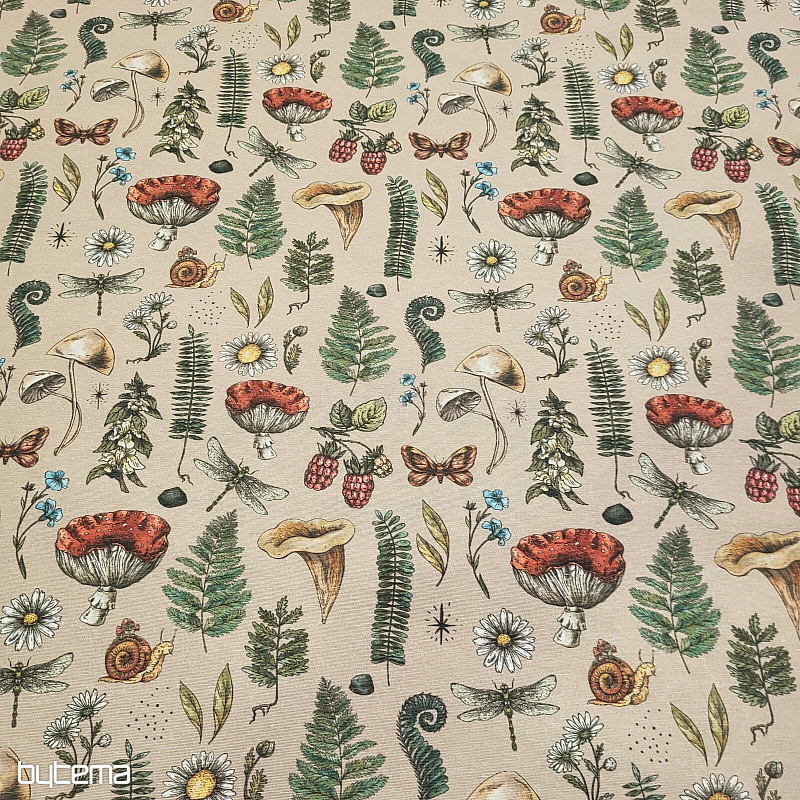 Tissu décoratif AUTOMNE EN FORÊT