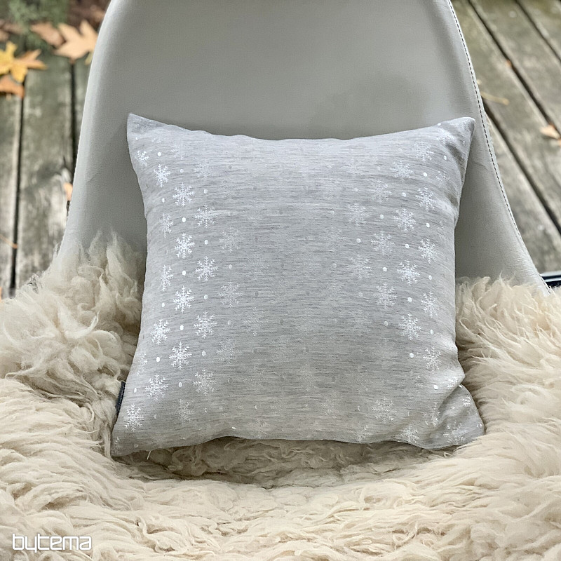 Housse décorative de Noël GRIS-ARGENT