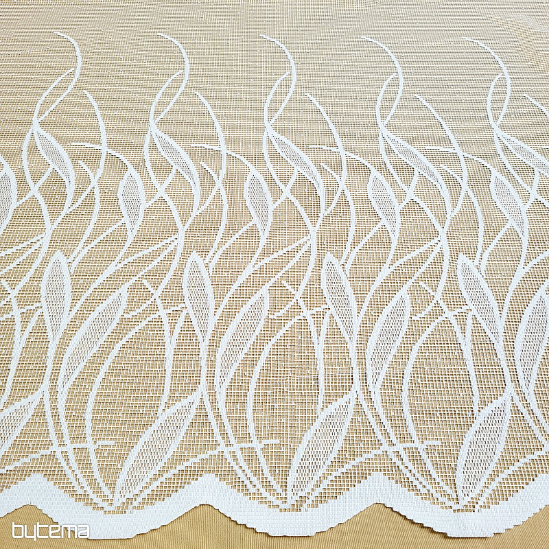 Rideau Jacquard V2501 blanc