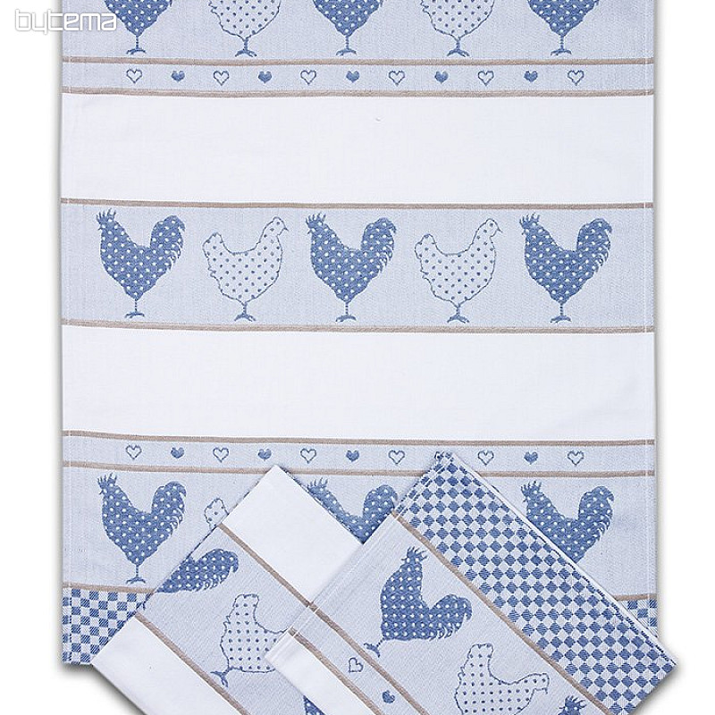 Serviette de toilette HEN - bleu