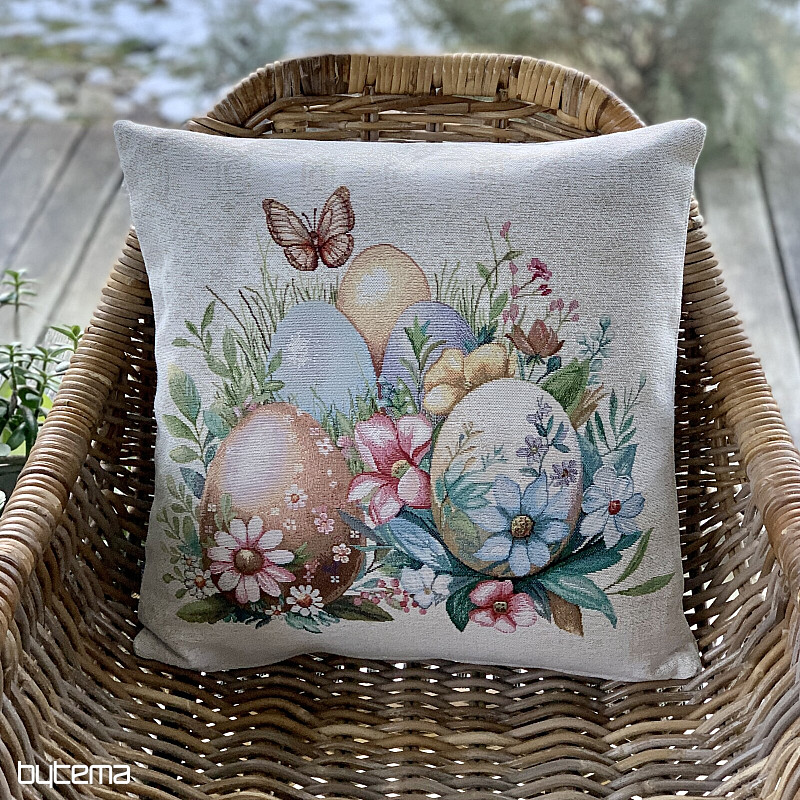 Couverture décorative de Pâques ŒUFS DANS L'HERBE