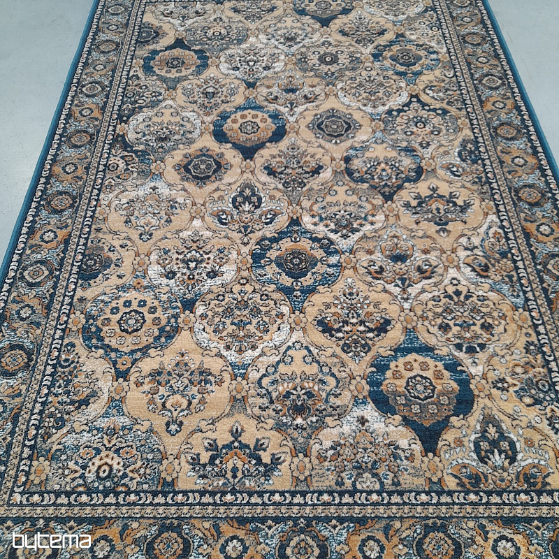 Tapis de luxe en laine ISFAHAN Forenza émeraude/émeraude