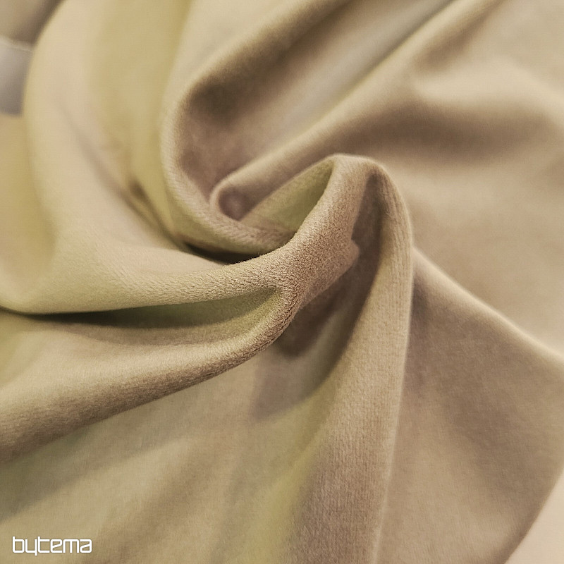 Tissu décoratif monochrome de luxe GERSTER 77042/0200 MARRON