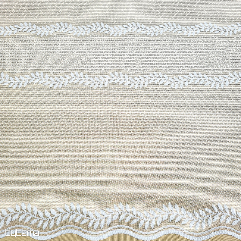 Rideau Jacquard INGRID blanc