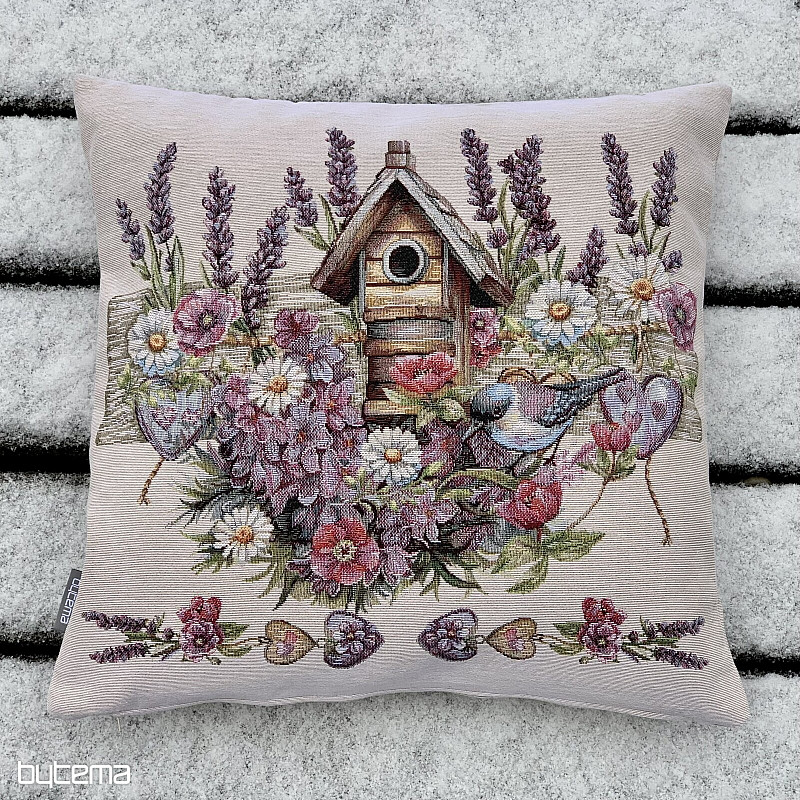 Taie d'oreiller en tapisserie BIRDHOUSE
