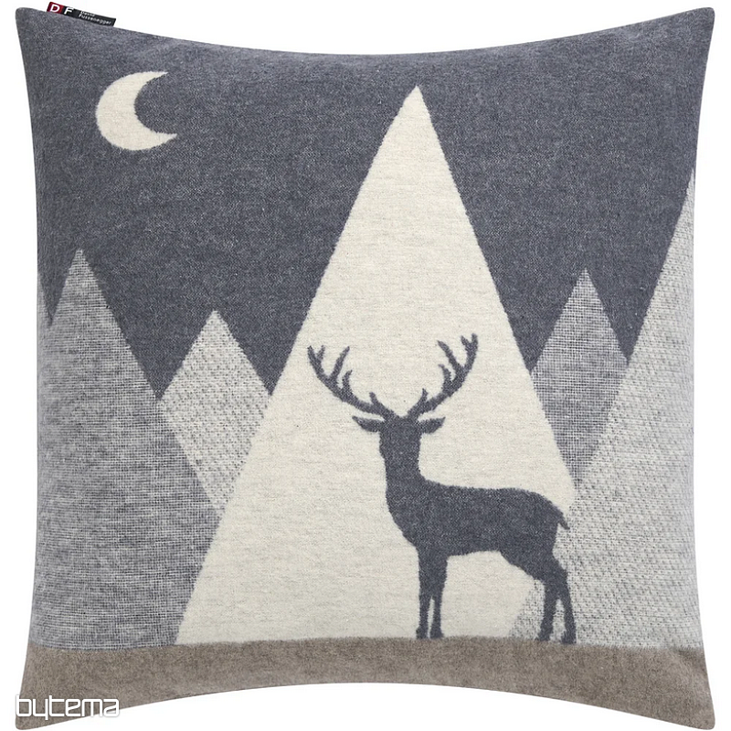 Couverture décorative DF JELEN SILVRETTA grise