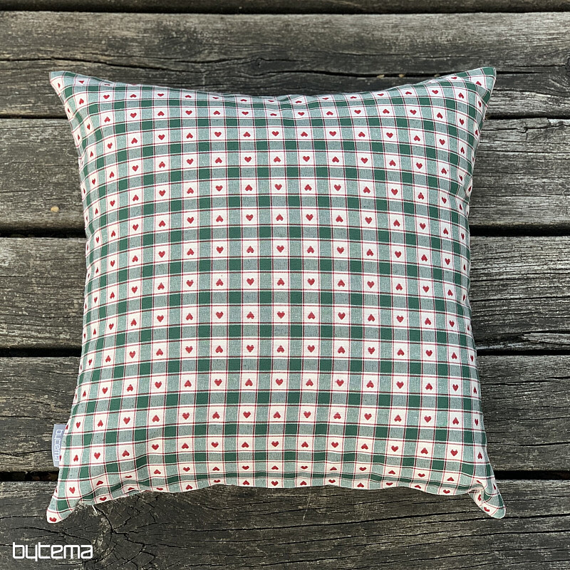 Taie doreiller décorative MAXI CORET verte