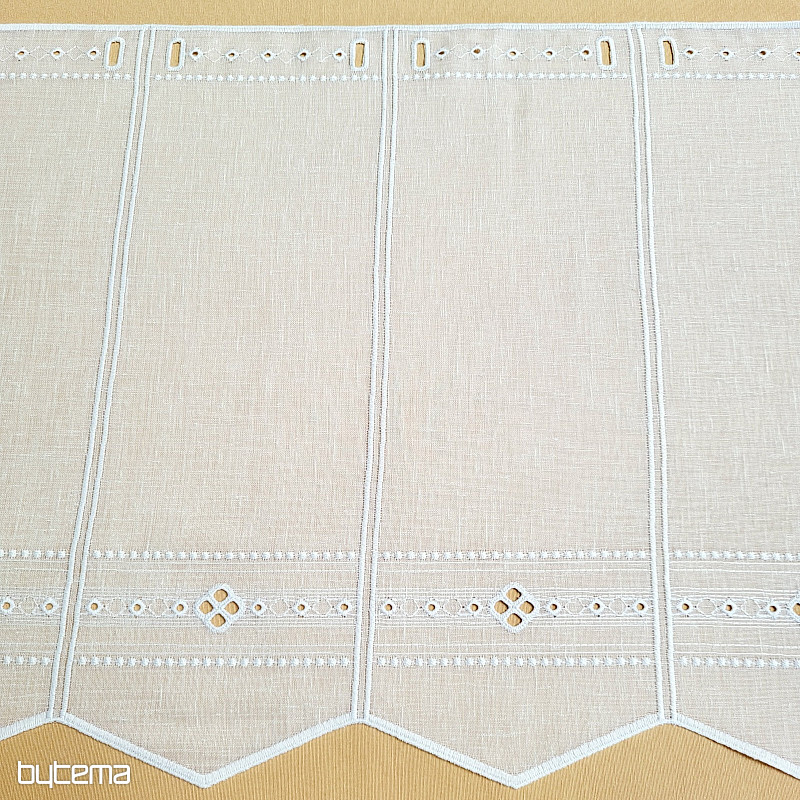 Rideau pour vitrail GERSTER 11884 blanc