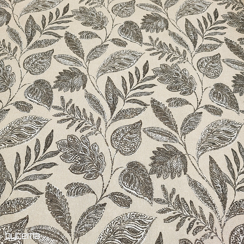 Tissu décoratif BETINA marron