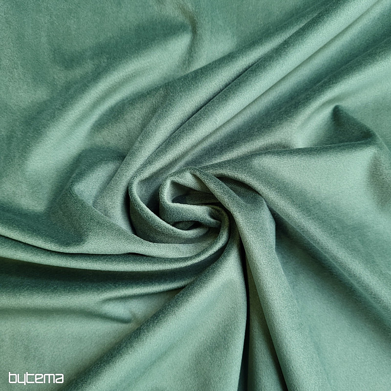 Tissu décoratif monochrome de luxe GERSTER 77042/0500 VERT