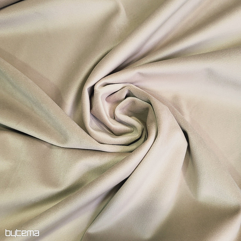 Tissu décoratif monochrome luxueux GERSTER 77042/0023 beige clair