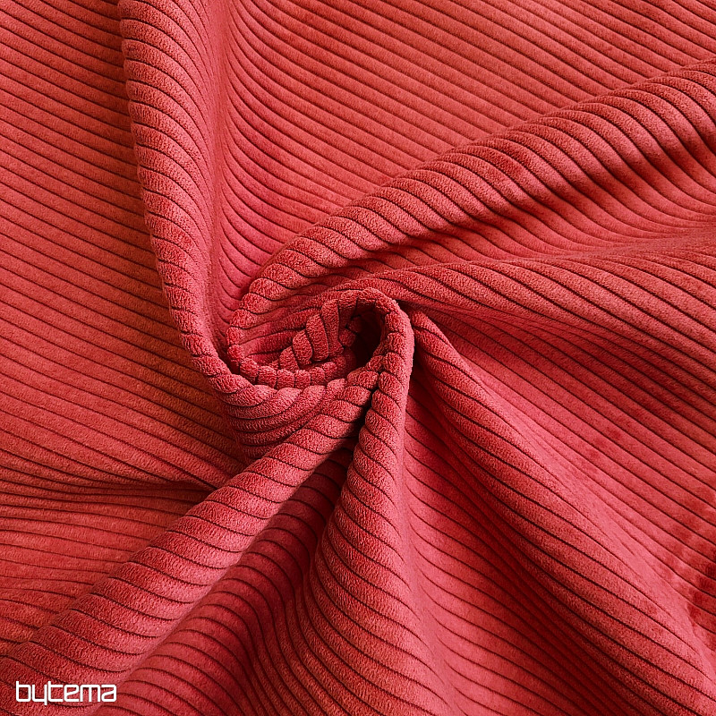 Tissu d'ameublement DARVEN 19 ROUGE