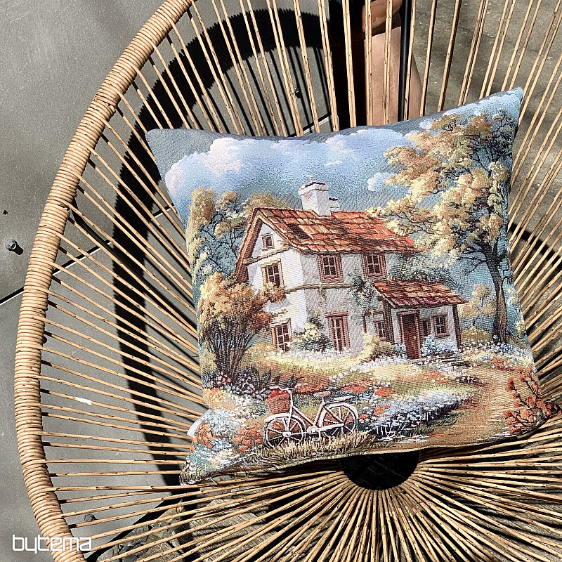 Taie d'oreiller en tapisserie MAISON ET VÉLO