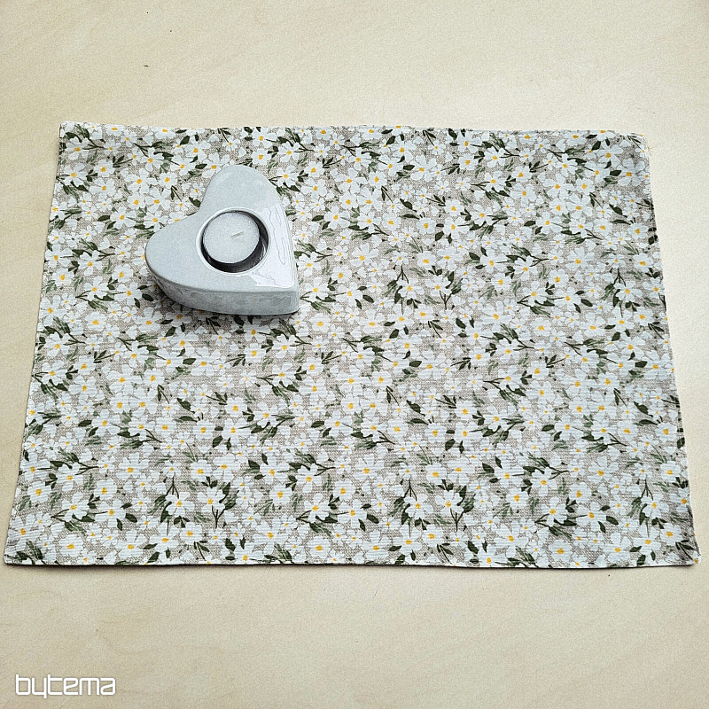 Set de table FLEURS BLANCHES