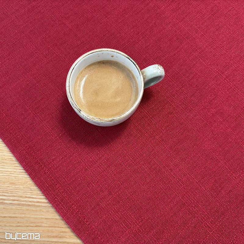 Nappe et foulard VALS ROUGE