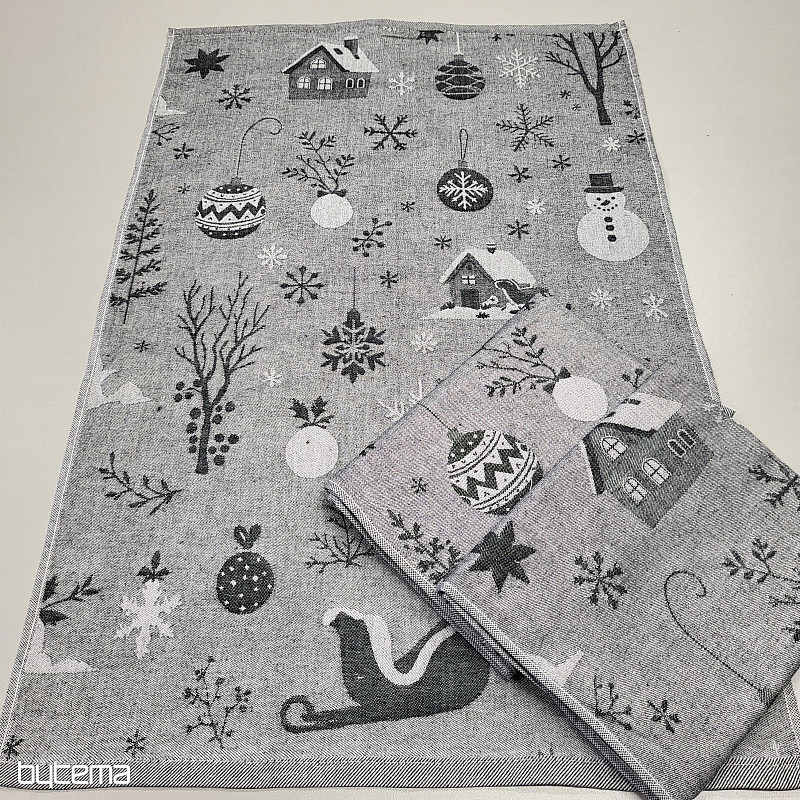 Serviettes en coton CHRISTMAS LAND