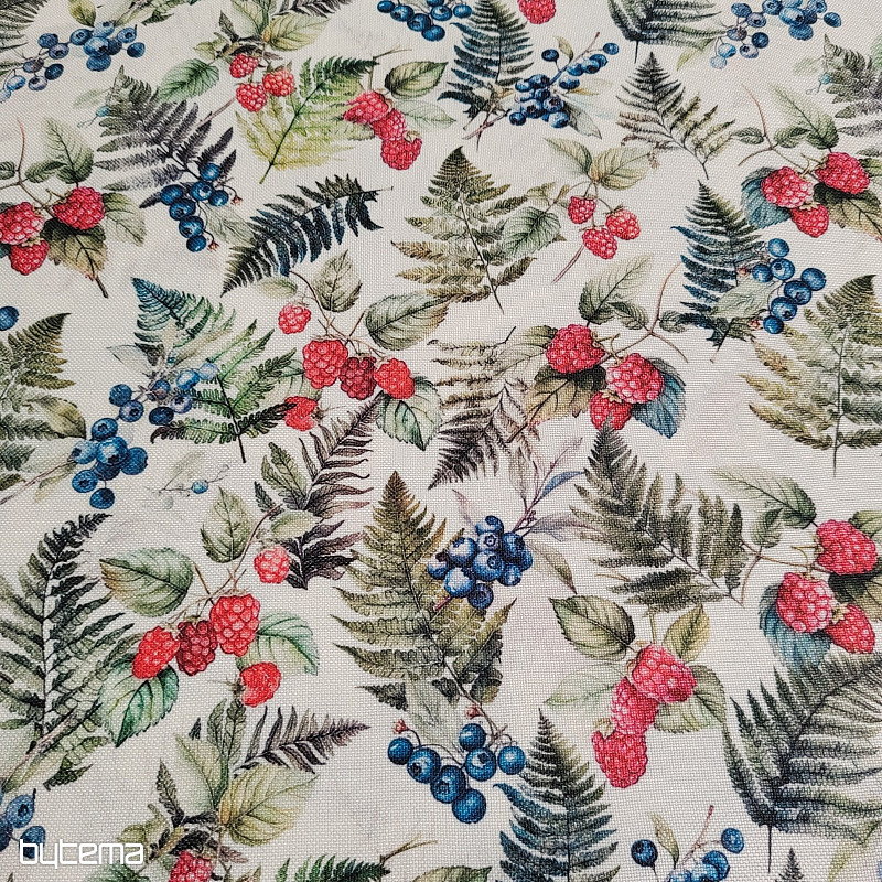 Tissu décoratif FRUITS DES BOIS
