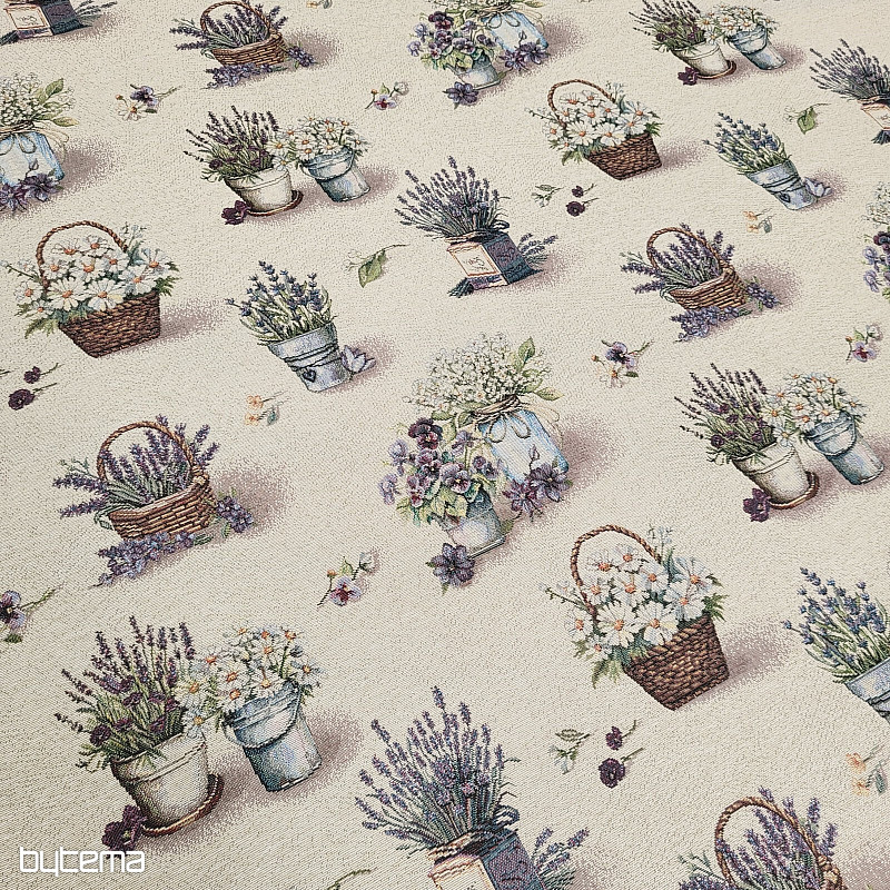 Tissu de tapisserie BEAUTÉ DANS LE PANIER