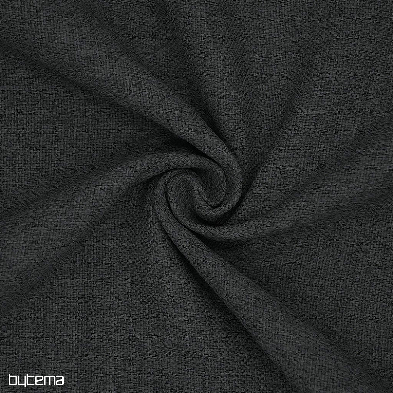 Tissu décoratif uni de créateur DIM OUT GERSTER 77045/0810 ANTHRACITE
