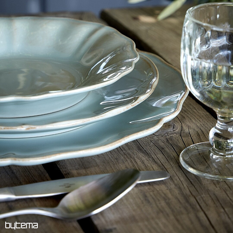 Assiette creuse ALENTEJO 23 cm turquoise
