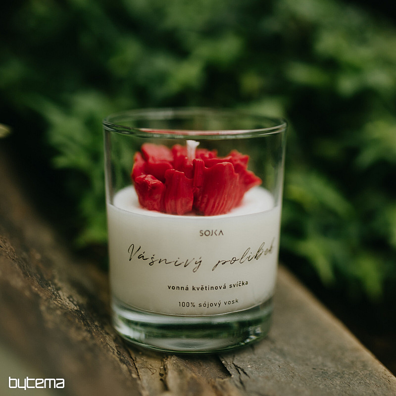 Bougie parfumée aux fleurs PASSIONATE KISS