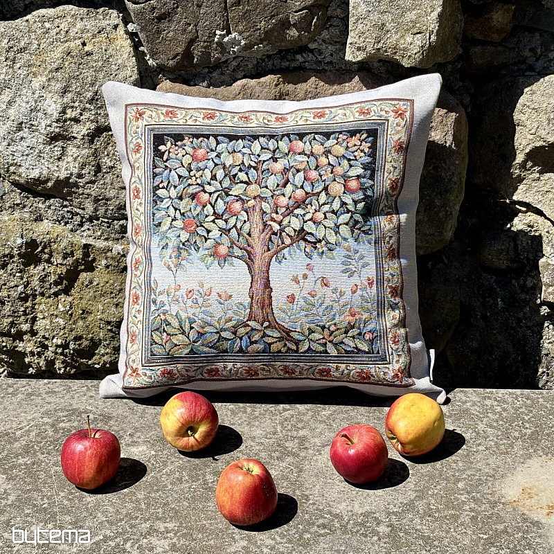 Taie d'oreiller en tapisserie ARBRE DE LA CONNAISSANCE