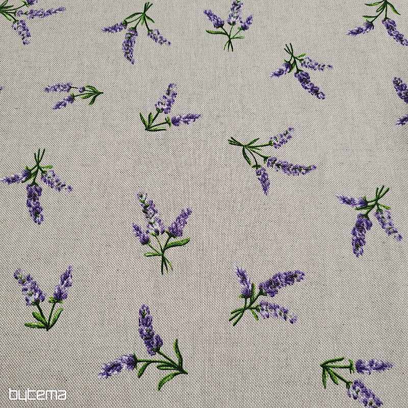 Tissu décoratif LAVANDES