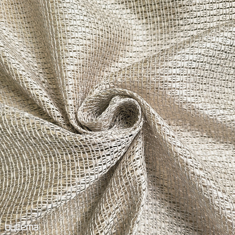 Rideau de luxe GERSTER 11897/330/0040 beige foncé