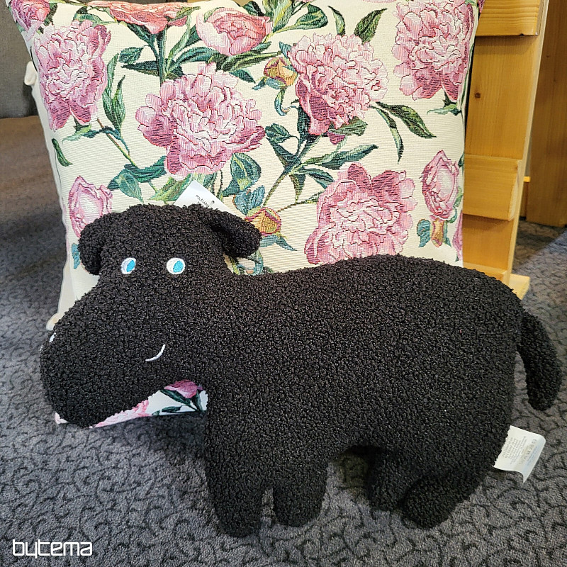 Peluche chien noir