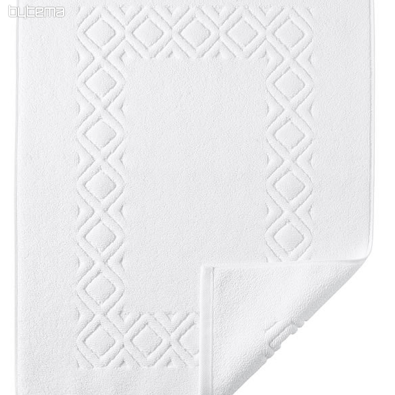 Tapis de bain éponge DENVER blanc