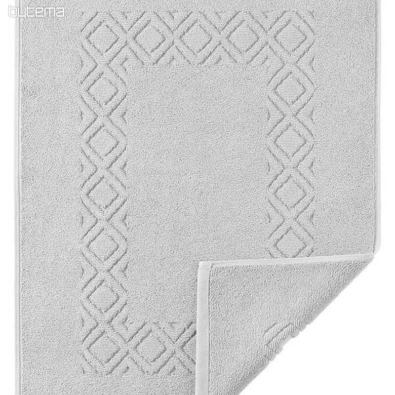 Tapis de bain éponge DENVER gris clair