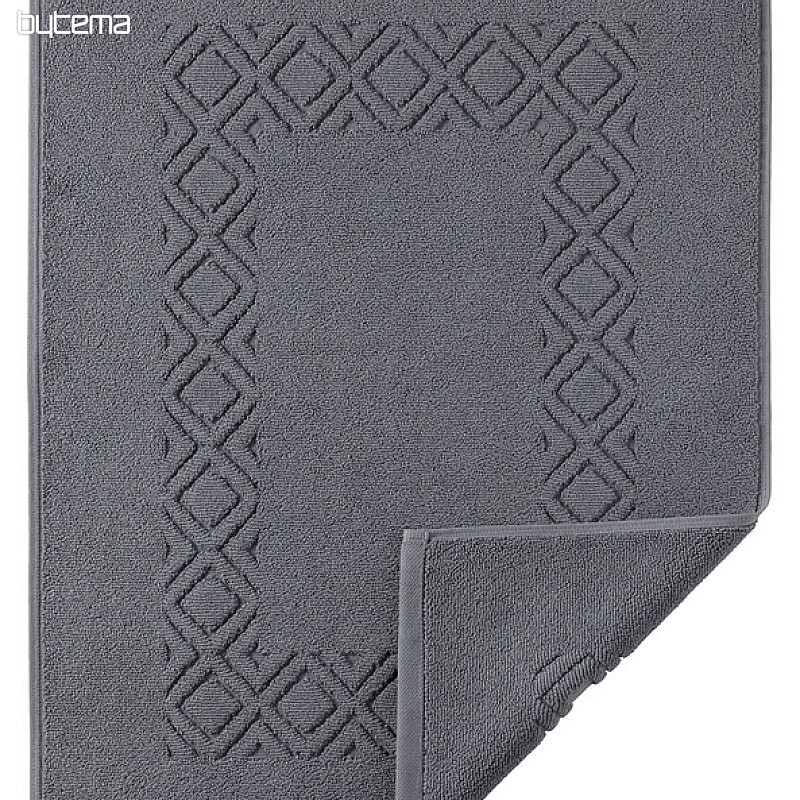 Tapis de bain éponge DENVER gris foncé