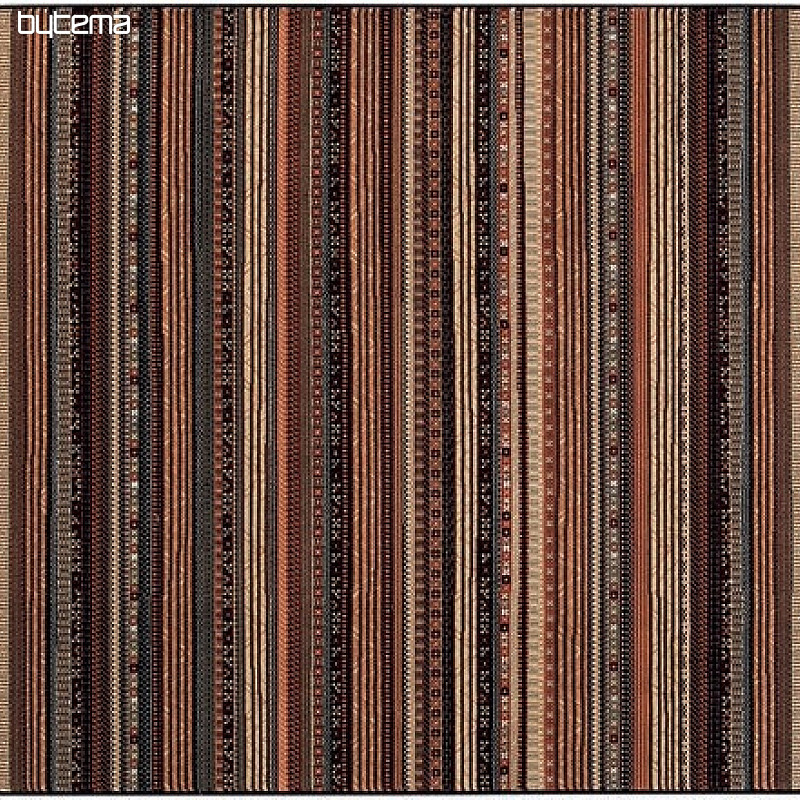 Tapis moderne exclusif ETNO NOBLES rayure foncée