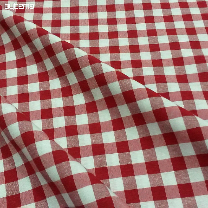 Tissu déco MENORCA rouge